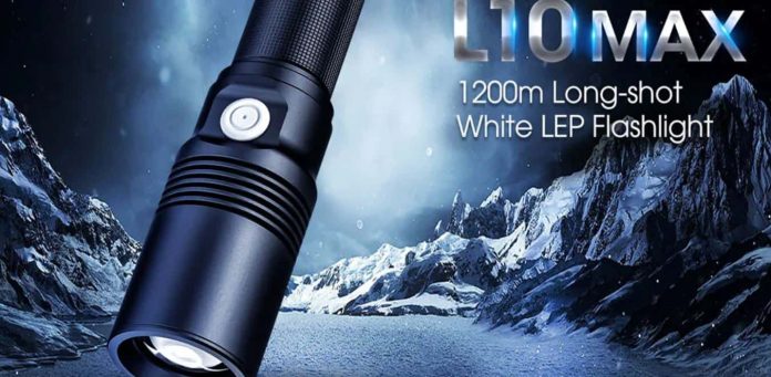 NEXTORCH L10 Max 1200M 400LM Long Shoot LEP Flashlight Promo Code & Deal Online